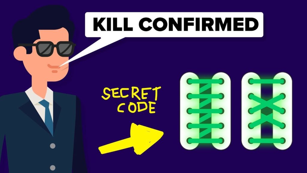Video Infographic CIA Spy Techniques The Shoelace Code and Other
