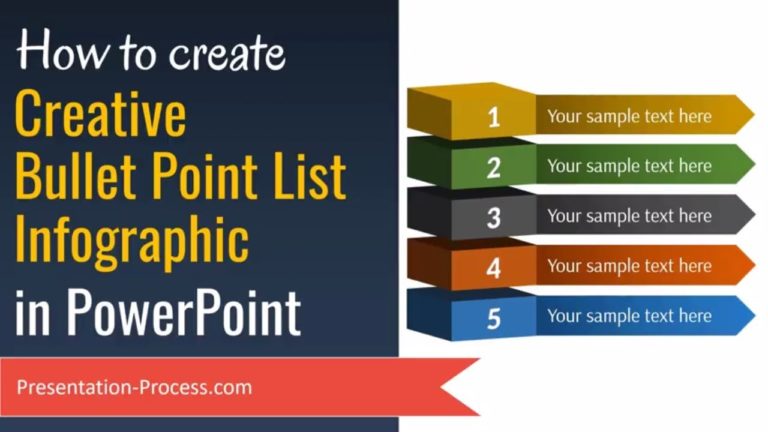 powerpoint infographic lists