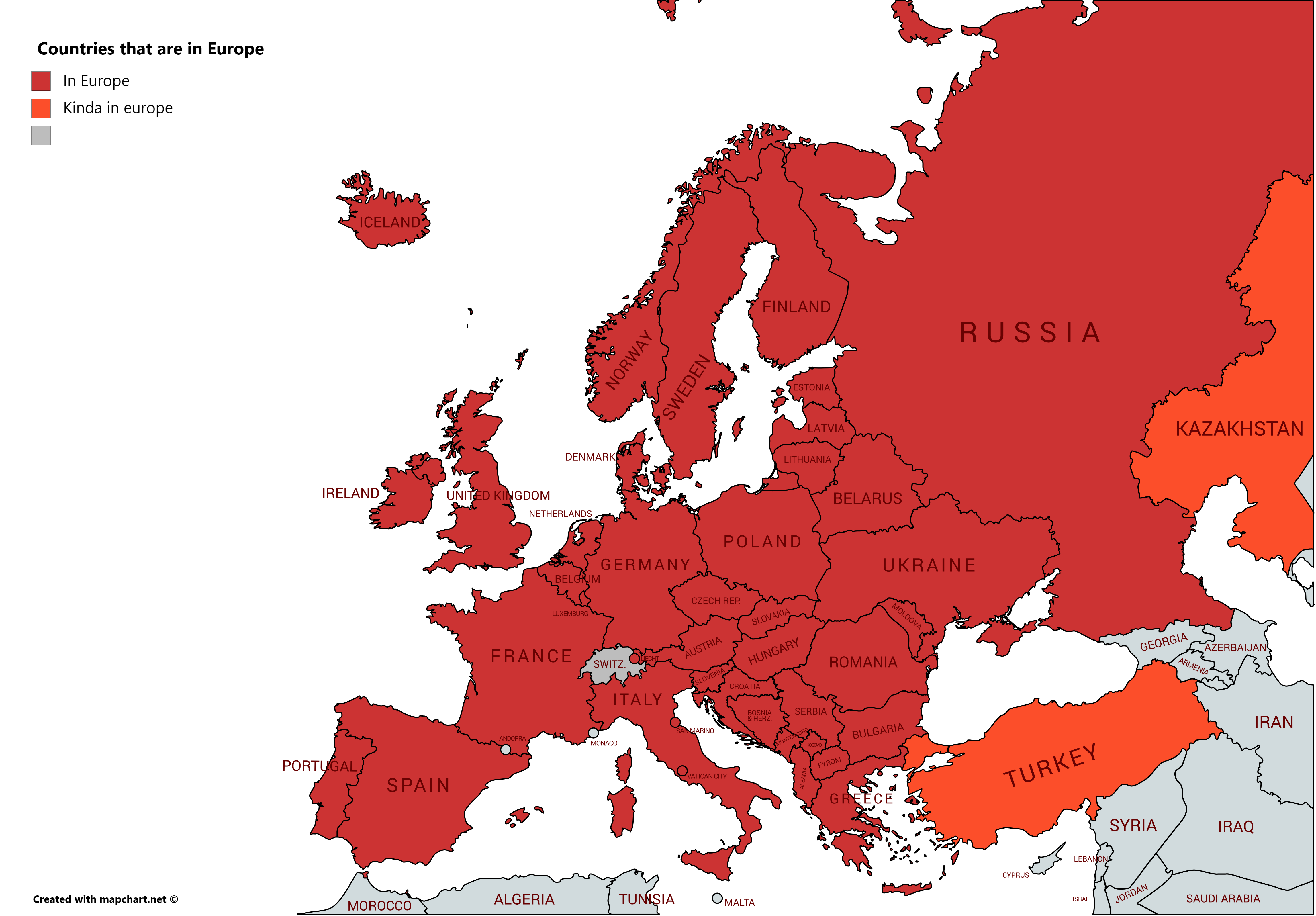 Map Countries that are in Europe Infographic.tv Number one