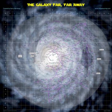 Map : My map of The Galaxy Far, Far Away (Star Wars) [OC] - Infographic ...