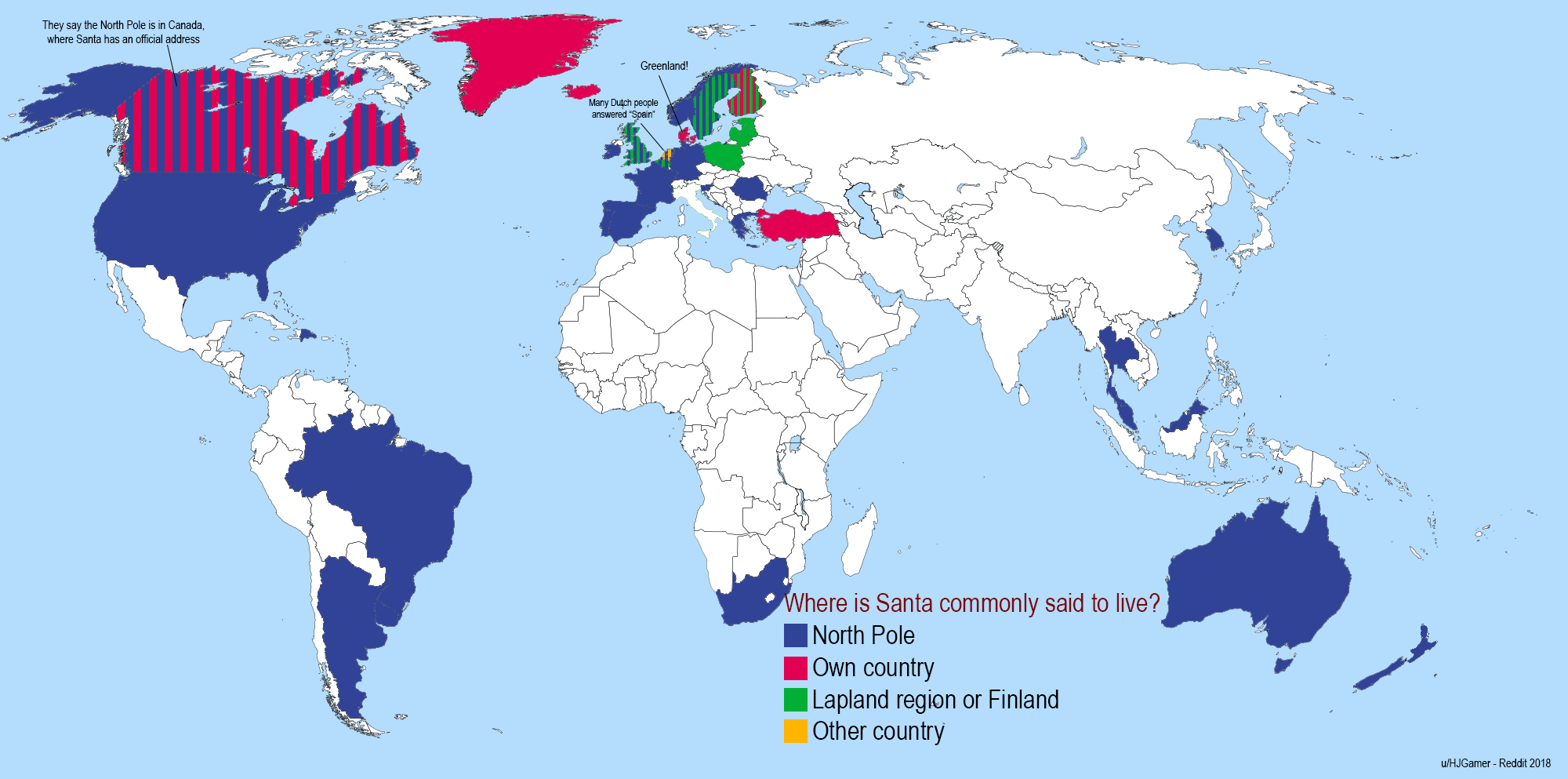 Where does santa live