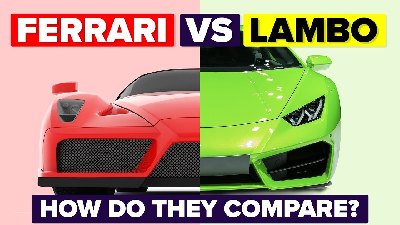 Video Infographic : Ferrari vs Lamborghini - How Do They Compare and Which Is Better ...