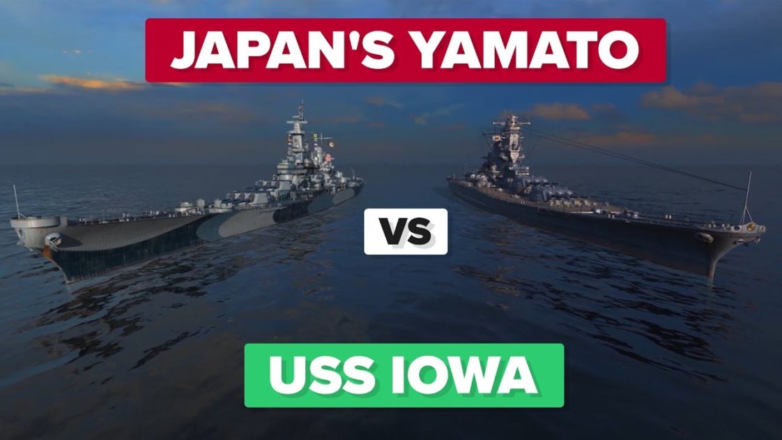 yamato iowa size comparison world of warships yomato