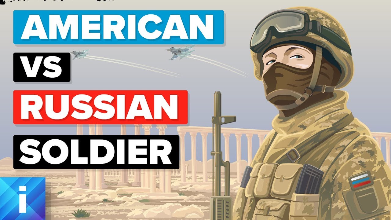 Video Infographic : American Soldier (USA) vs Russian Soldier - Army ...