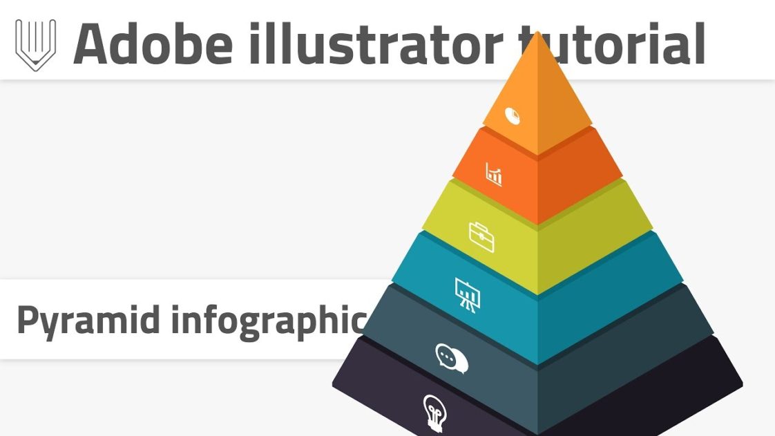 Video Infographic : How to create pyramid infographics in Adobe