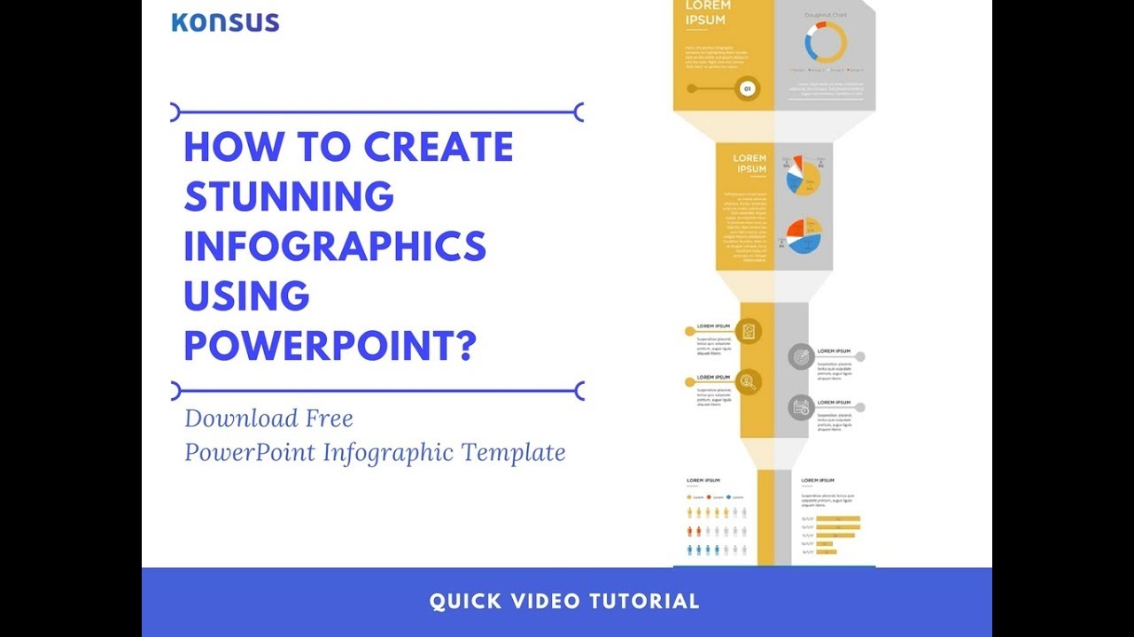 Video Infographic : How To Make An Infographic In PowerPoint | Step By ...