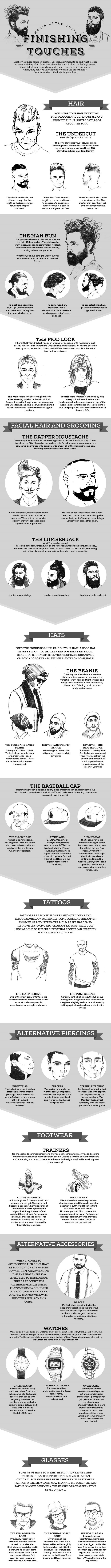 Finishing Touches: A Men's Style Guide [Infographic