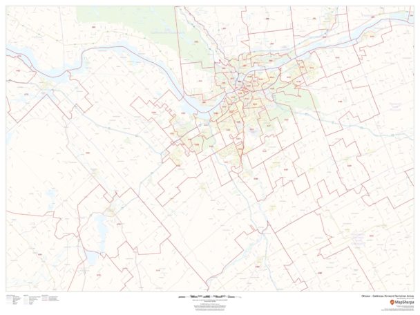 Map : Canadian Postal Codes Maps - Infographic.tv - Number one