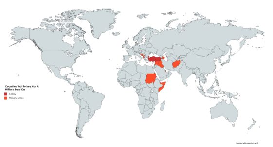 Map : Countries That Turkey Has Military Bases On - Infographic.tv ...