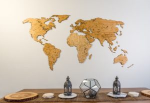 Map : I made a engraved wood map of the World - Infographic.tv - Number ...