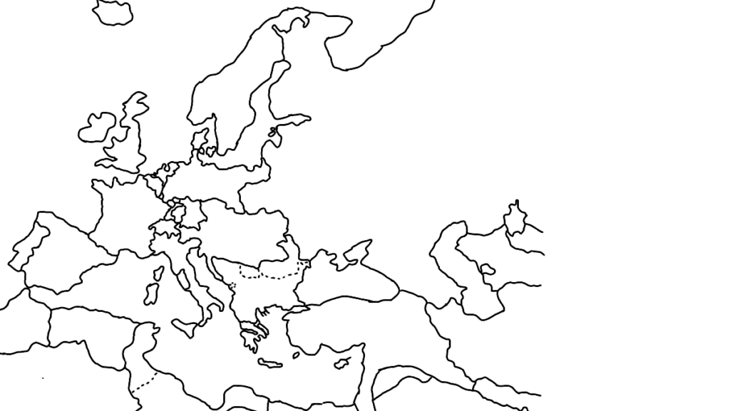 Map : My map of Europe (cira 1867) - Infographic.tv - Number one