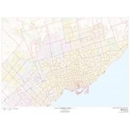 postal code map toronto Map Toronto Ontario Postal Code Forward Sortation Areas Map postal code map toronto
