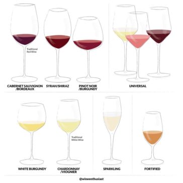 Visual : A guide to wine glasses. - Infographic.tv - Number one ...