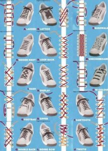 Visual : ABCDEFGHIJKLMNO styles to tie a shoe lace. - Infographic.tv ...