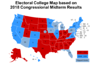 Data Visualization : Electoral College Map Based On The 2018 ...