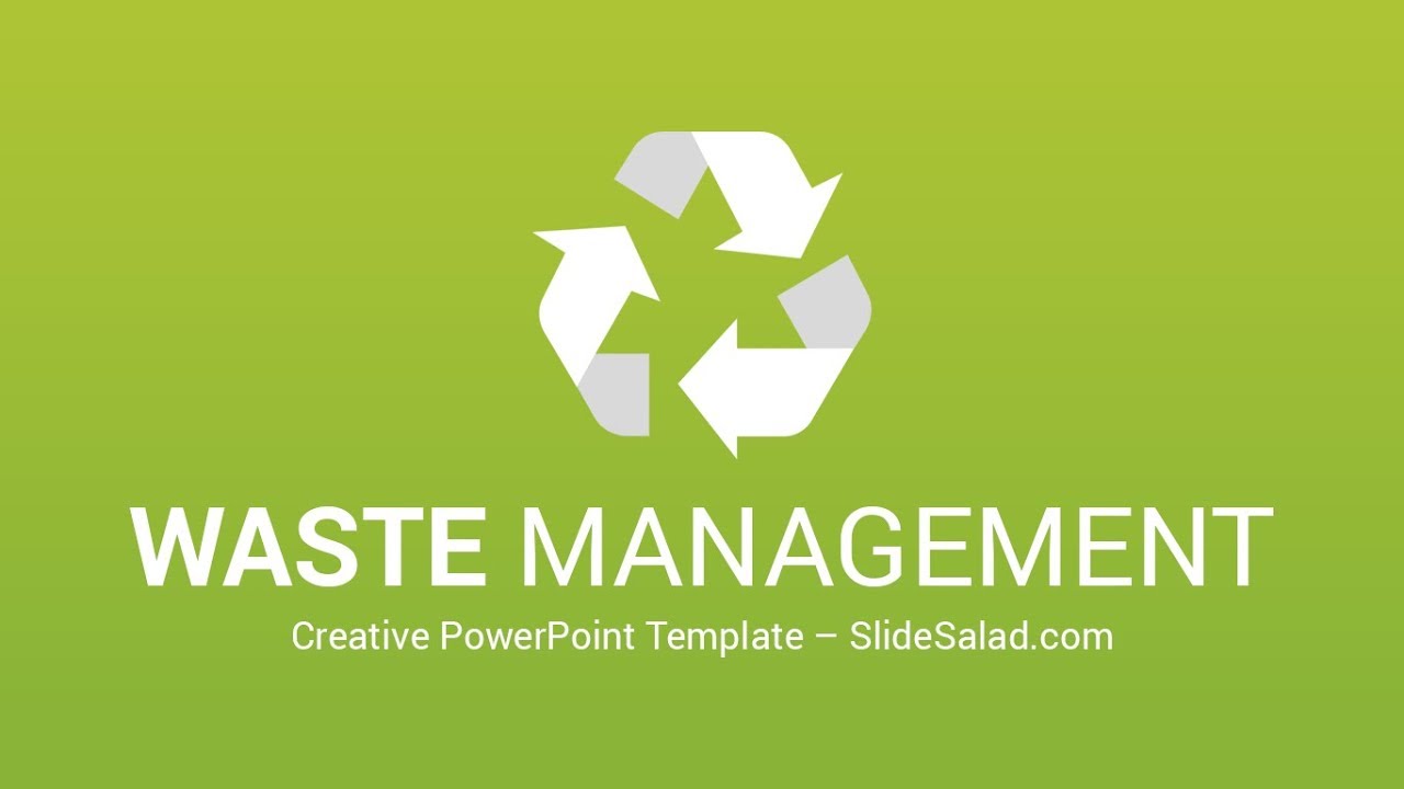video-infographic-waste-management-powerpoint-template-and