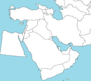 Map : Blank map of the Middle East - Infographic.tv - Number one ...