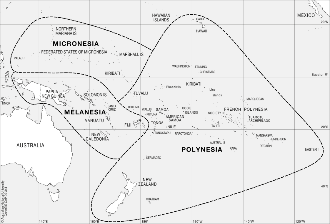Map Micronesia Melanesia Polynesia Infographic.tv Number one infographics & data Data
