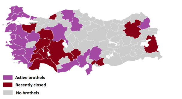 Map : Turkish provinces with brothels [OC][1426×780] – Infographic.tv ...