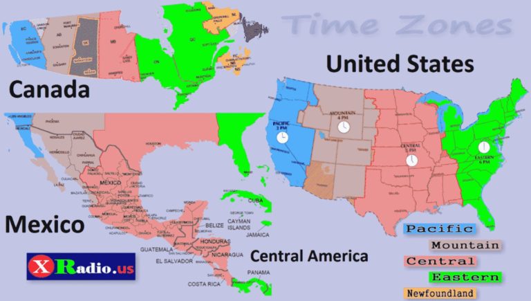 new mexico time zone map