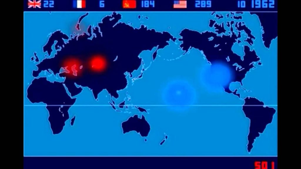 Video Infographic : Every Nuclear/Atomic Detonation on Earth ...