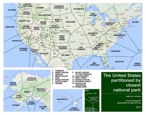 Map : Closest National Park to an Area - Infographic.tv - Number one ...