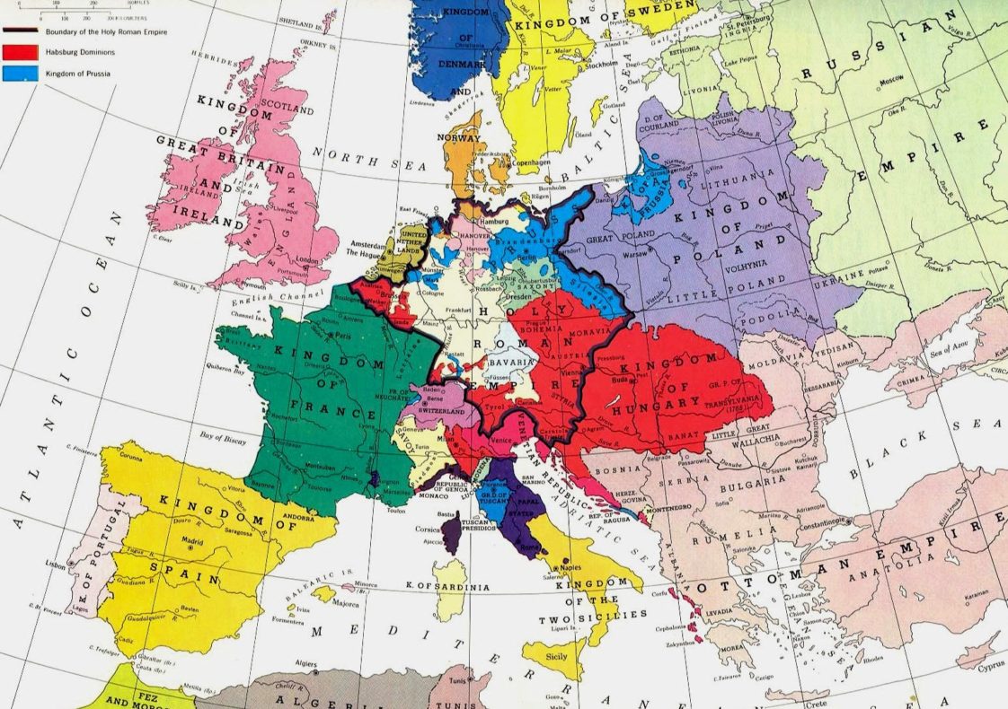 Map : Europe 1763 - Infographic.tv - Number one infographics & data ...