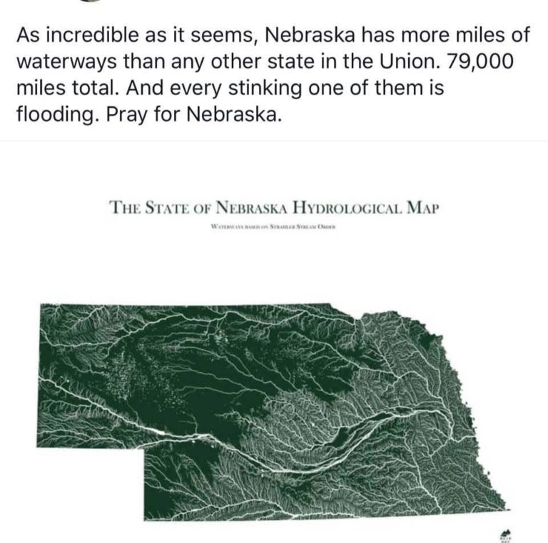 Map Nebraska’s Waterways Infographic.tv Number one infographics
