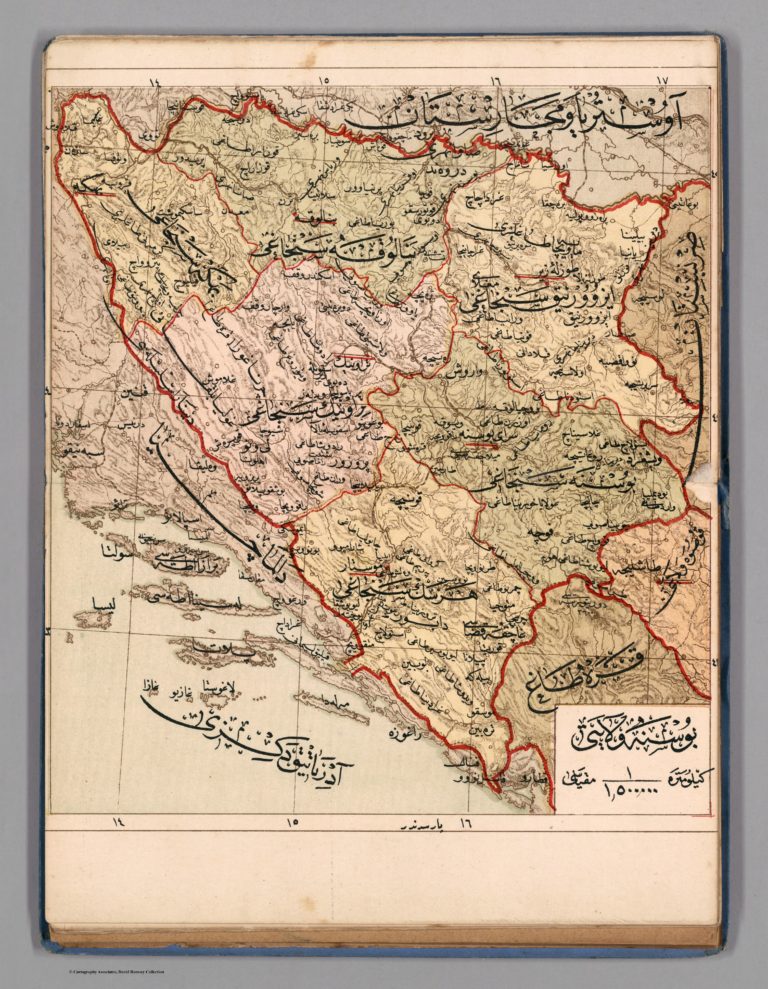 Map : Vilayet of Bosnia (1909) – Infographic.tv – Number one ...