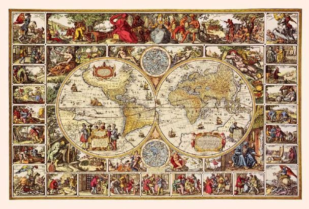 Map : Visscher, 1617 World Map – Infographic.tv – Number one ...