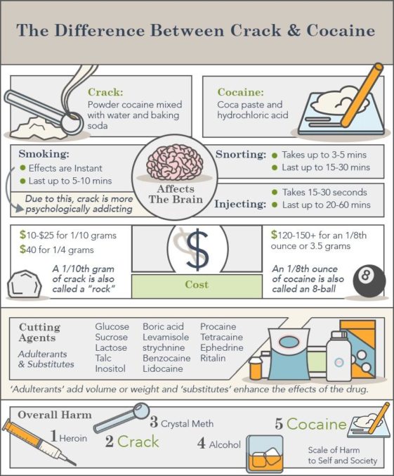 Visual : Crack v. Cocaine - Infographic.tv - Number one infographics ...