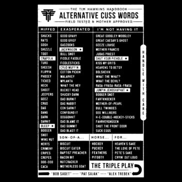 Visual : Tim Hawkins Alternative Cuss Words - Infographic.tv - Number