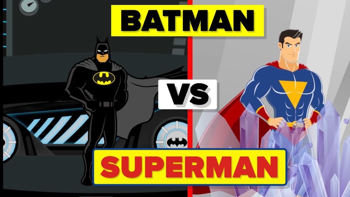 Video Infographic Batman vs Superman Who Would Win? Infographic