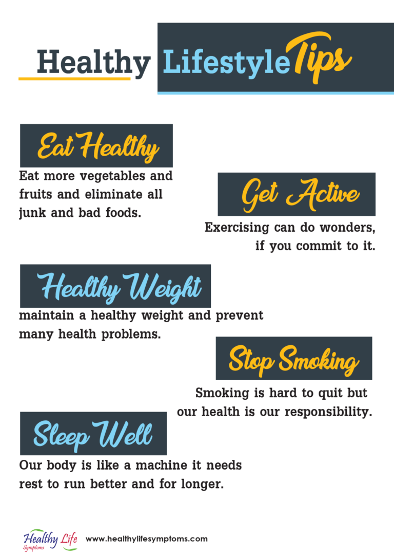 Infographic : Healthy Lifestyle Tips – Infographic.tv – Number one ...