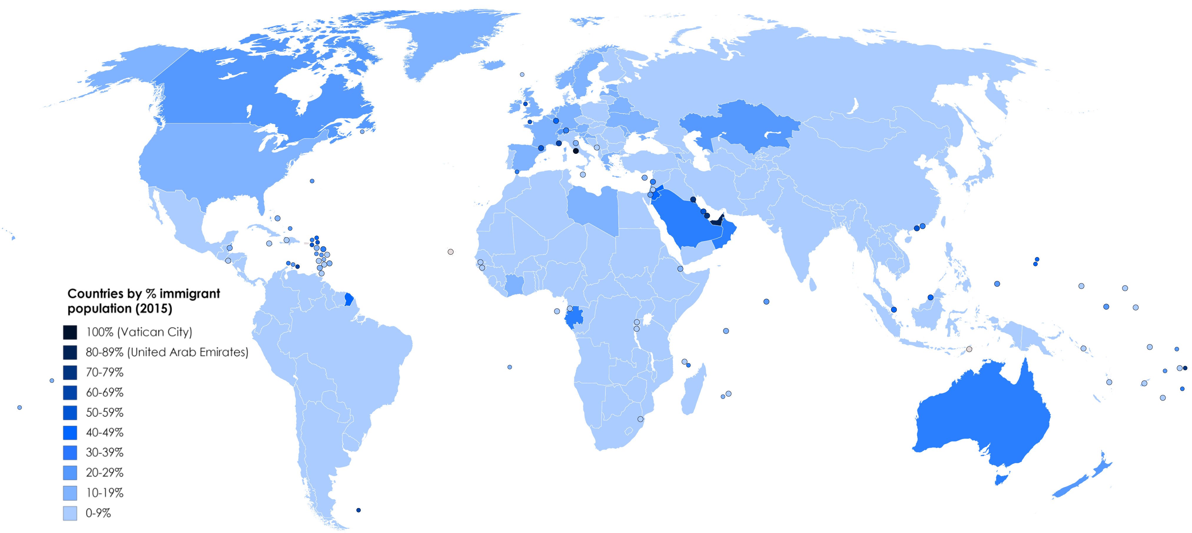 Население 2015. Иммигрантские страны. Население земли 2015. Immigration by Country. The immigrant population.