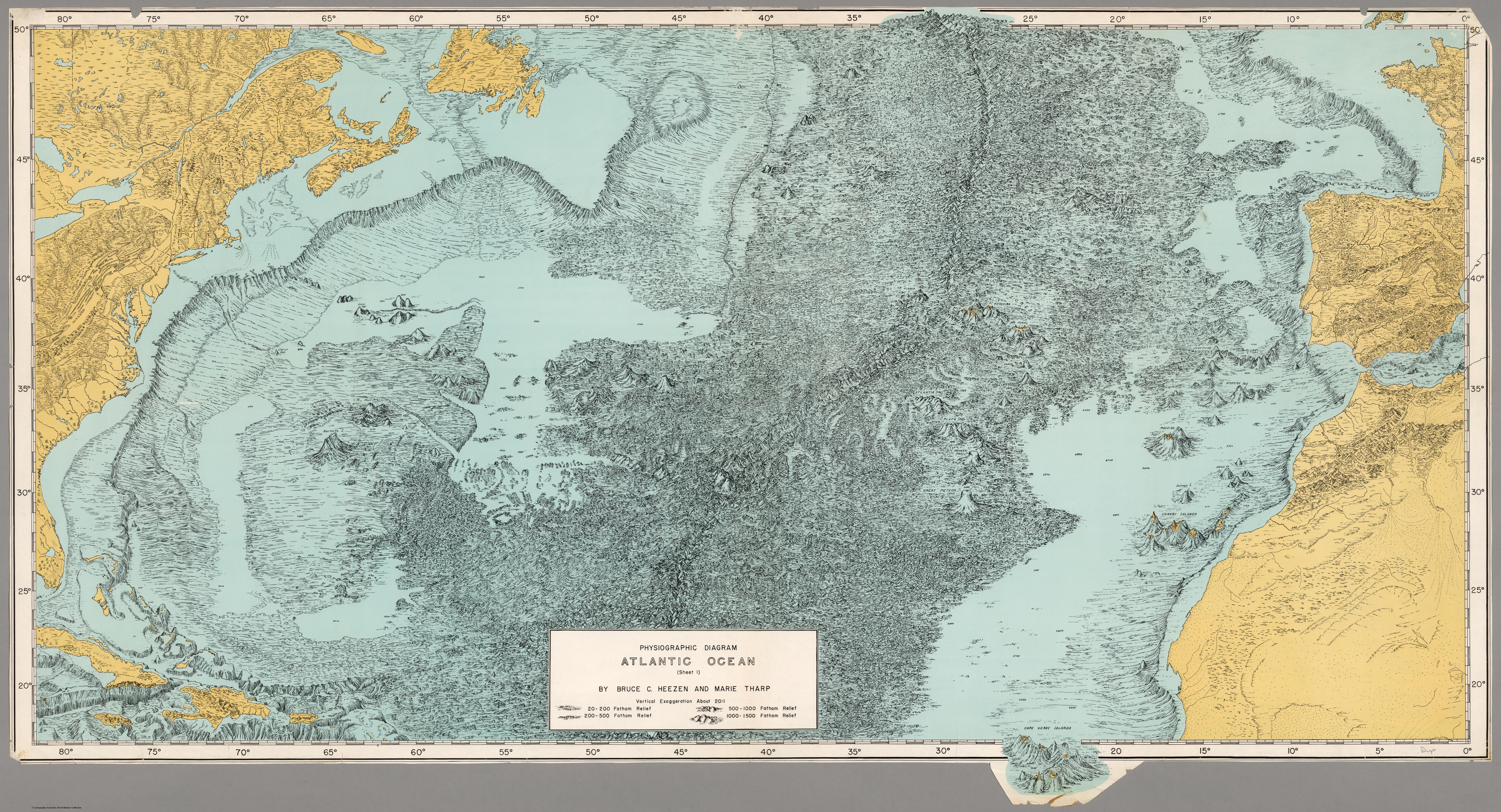 Map Diagram Of The Floor Of The Atlantic Ocean Infographic Tv