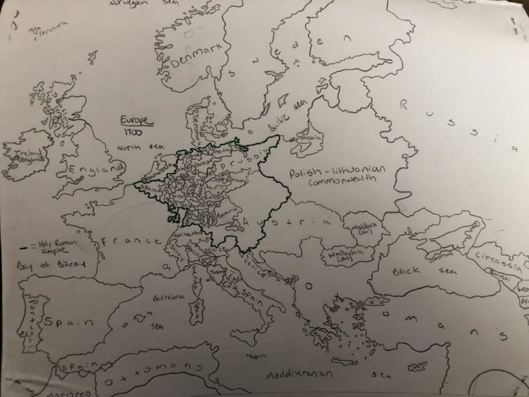 Map Hand Drawn Map Of Europe In Infographic Tv Number One Infographics Data Data