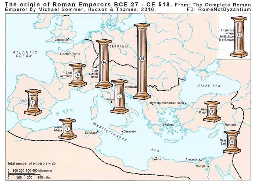 Chart Of Roman Emperors