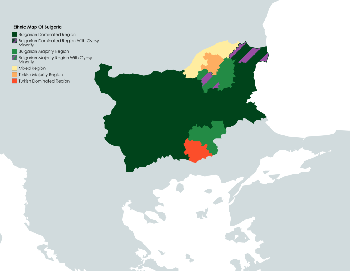 Map Simplified Ethnic Map Of Bulgaria Infographic Tv Number One   Map Simplified Ethnic Map Of Bulgaria 1122x870 