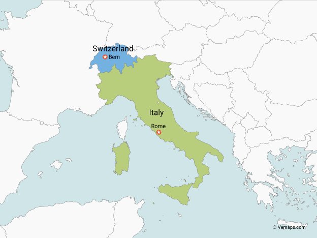 Граница франции и италии