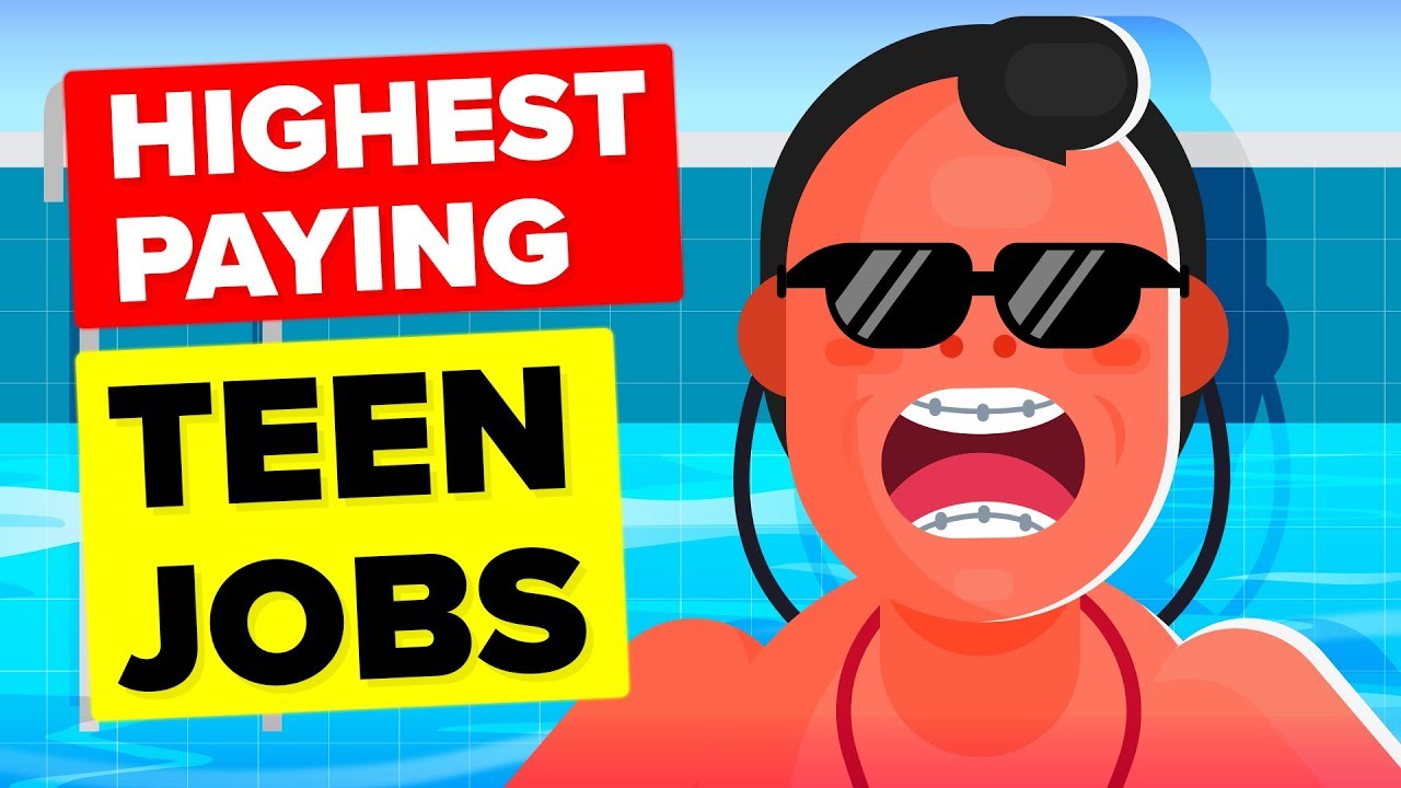 Video Infographic 10 Surprisingly High Paying Teenage Jobs In 2019 Infographic.tv Number