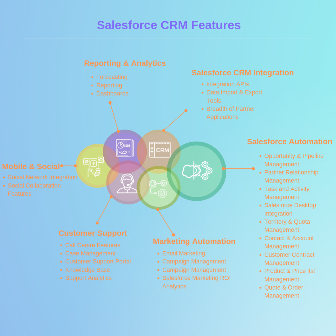 Infographic Salesforce CRM Features Infographic.tv Number one