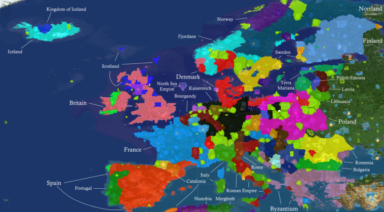 Map : Europe in Earth MC - Infographic.tv - Number one infographics ...