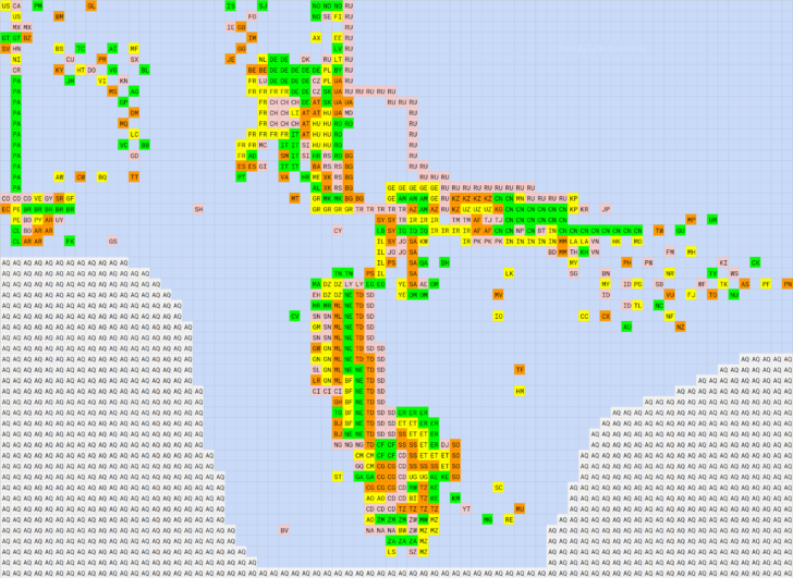 Map : I was inspired by u/mathwrath55’s rectangle border map to make a ...