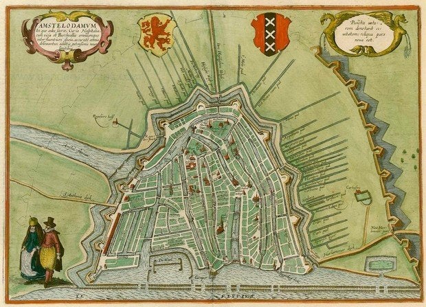 Map : [Question] Why are older Amsterdam maps made to face south ...