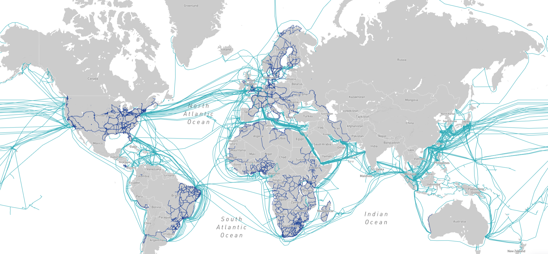 Map RePost CablePorn Infrapedia Global Internet Infrastructure Fiber 