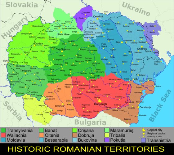 Map : The history of ethnic maps of Romania - Infographic.tv - Number 