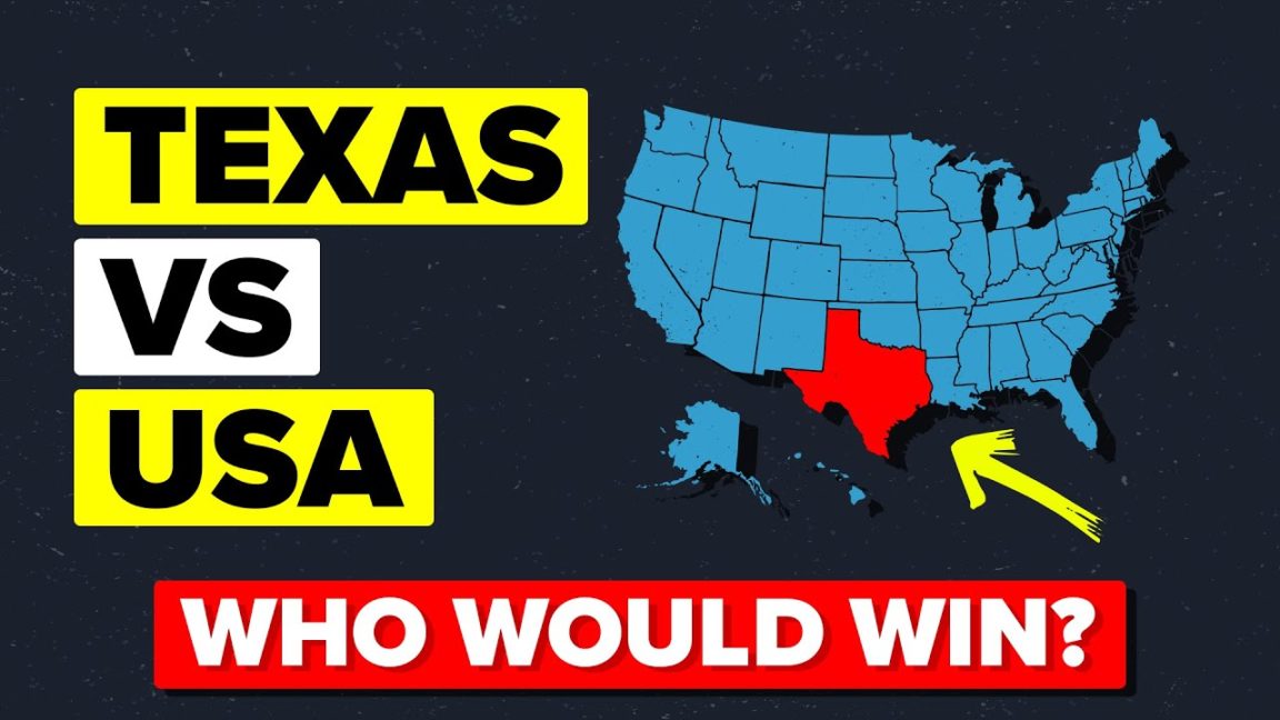 Video Infographic TEXAS vs (The Rest Of) UNITED STATES Who Would