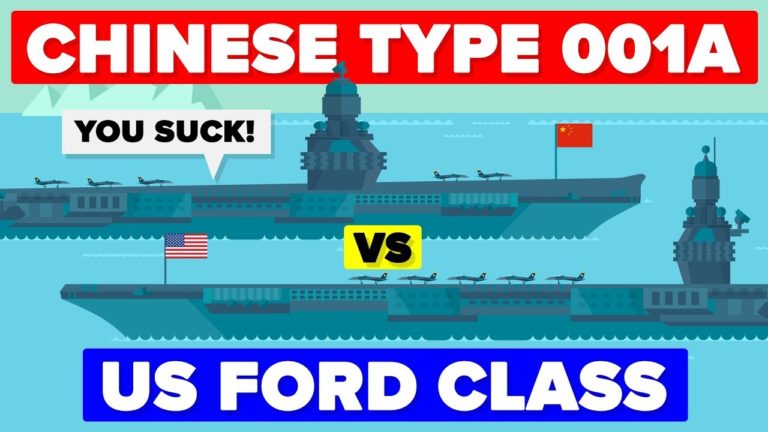 Video Infographic Aircraft Carrier Comparison Chinese Type 001a Vs The Us Ford Class Carrier 