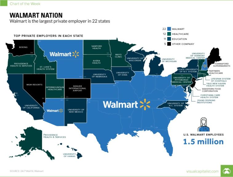 map-biggest-employer-in-each-state-infographic-tv-number-one